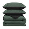 CloudSoft Pure | Groen/Zwart Wasbaar Dekbed en Overtrek in 1!