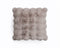 Vella Kussen | Taupe/Rose Pom Fur Sierkussen