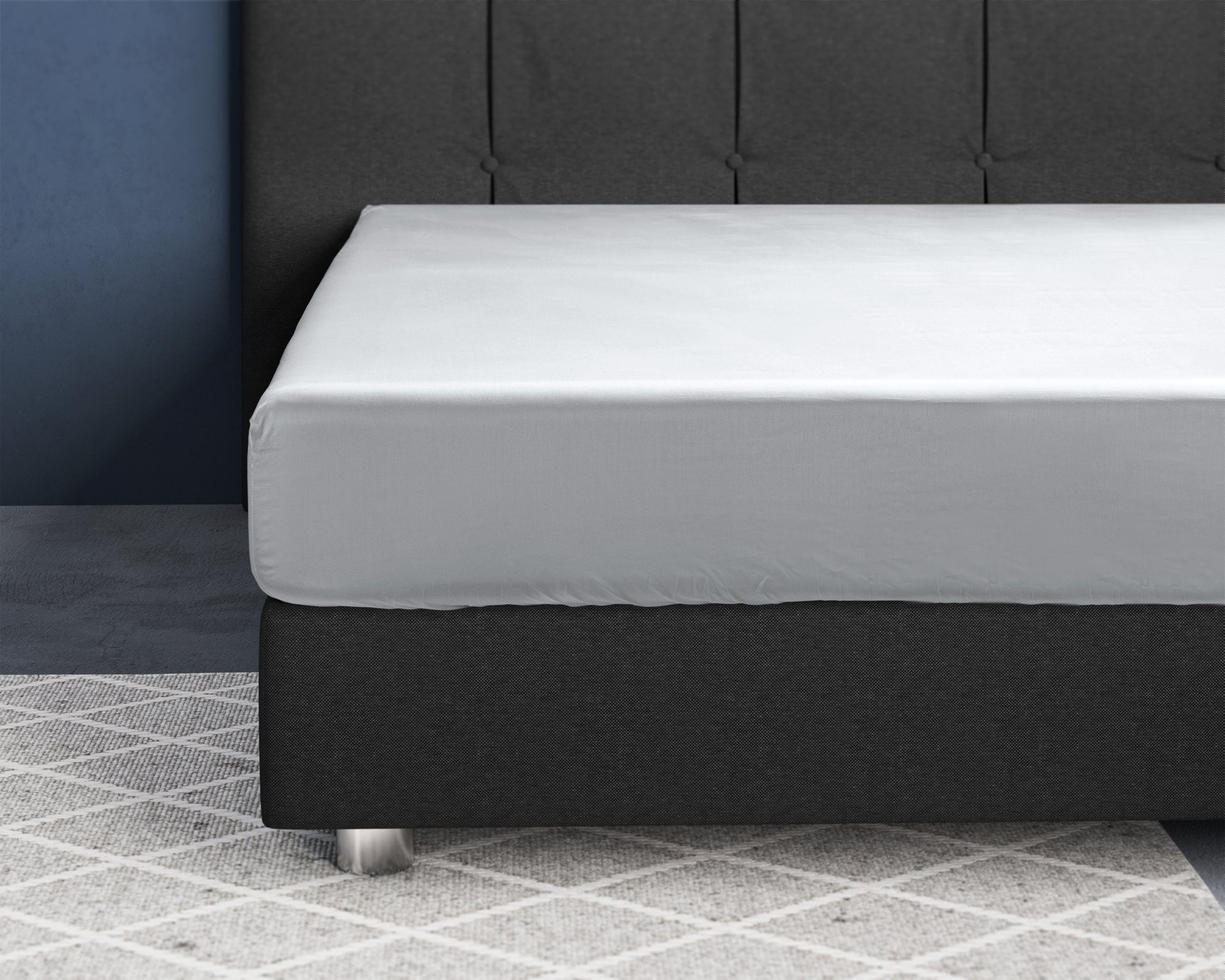 Luna Satijn | Wit Hoeslaken - Perfecte pasvorm. Nacht na nacht.