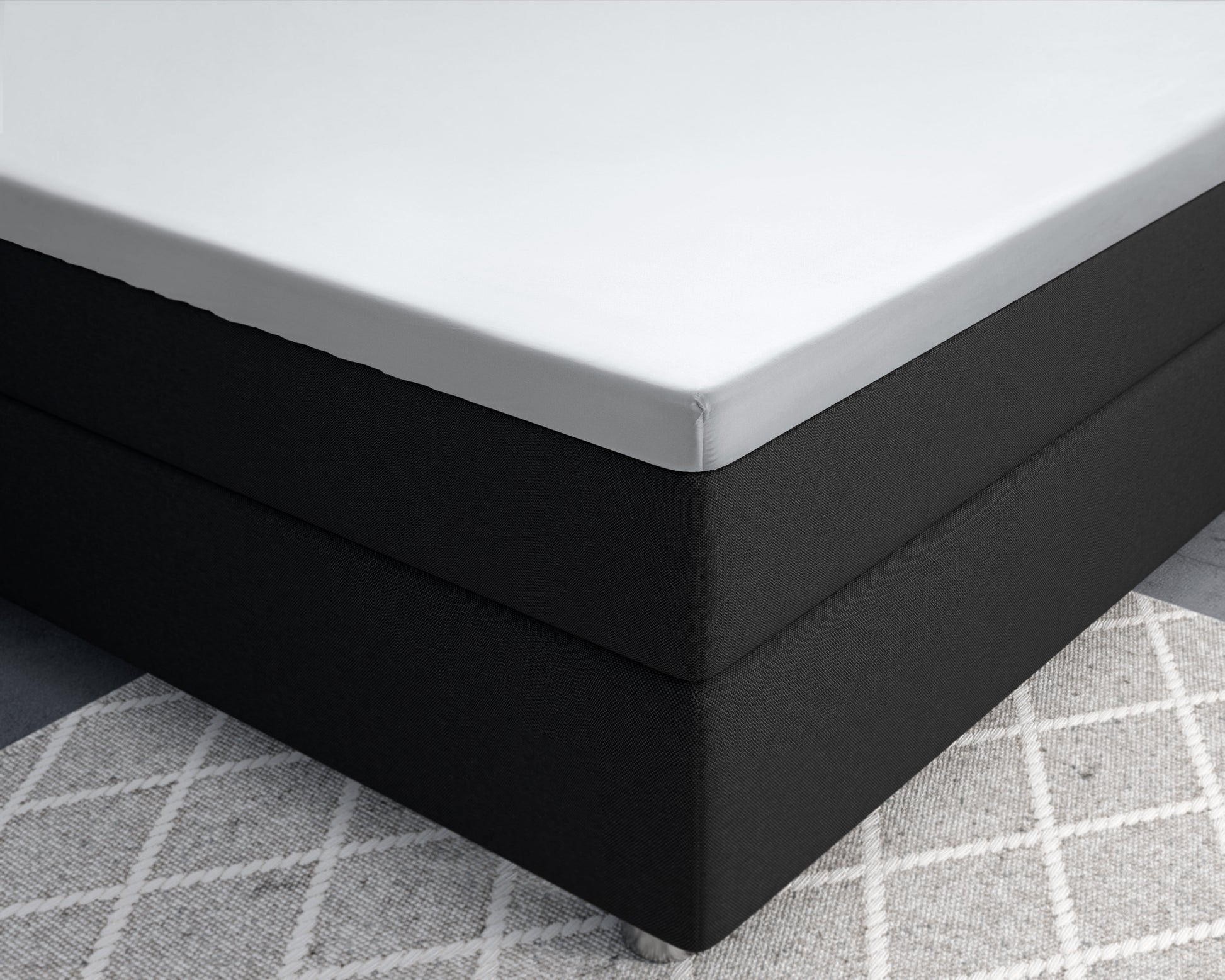 Luna Satijn | Wit Topper Hoeslaken - Perfecte pasvorm. Nacht na nacht.