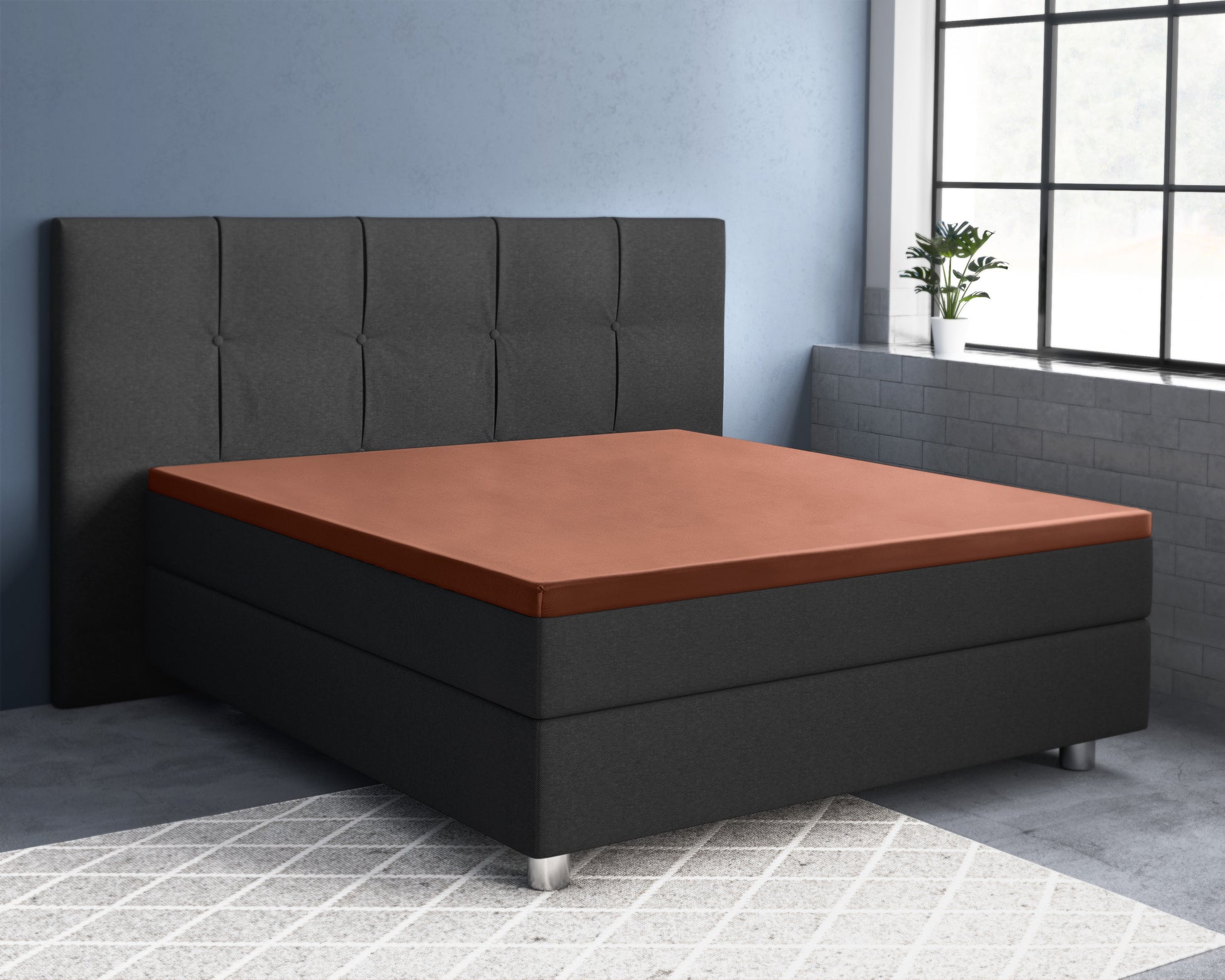 Luna Satijn | Bruin Topper Hoeslaken - Perfecte pasvorm. Nacht na nacht.