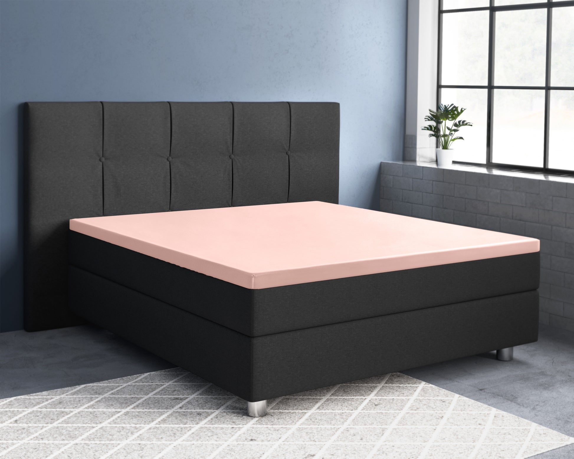 Luna Satijn | Roze Topper Hoeslaken - Perfecte pasvorm. Nacht na nacht.