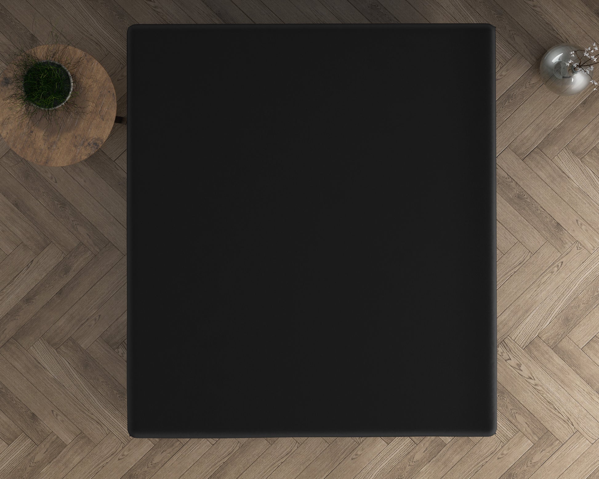 Luna Jersey Topper | Zwart Topper Hoeslaken - Perfecte pasvorm. Nacht na nacht.