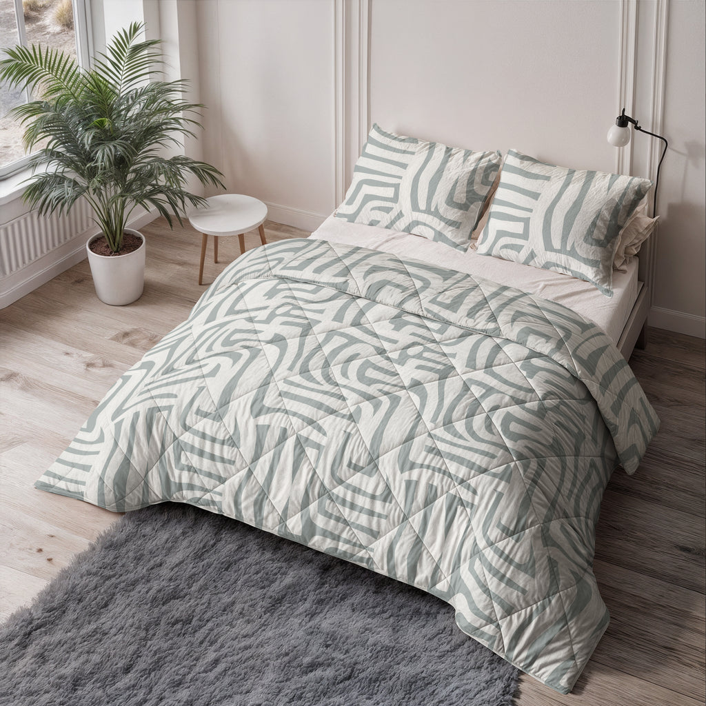 CloudSoft Balance | Eran Groen Wasbaar Dekbed en Overtrek in 1!