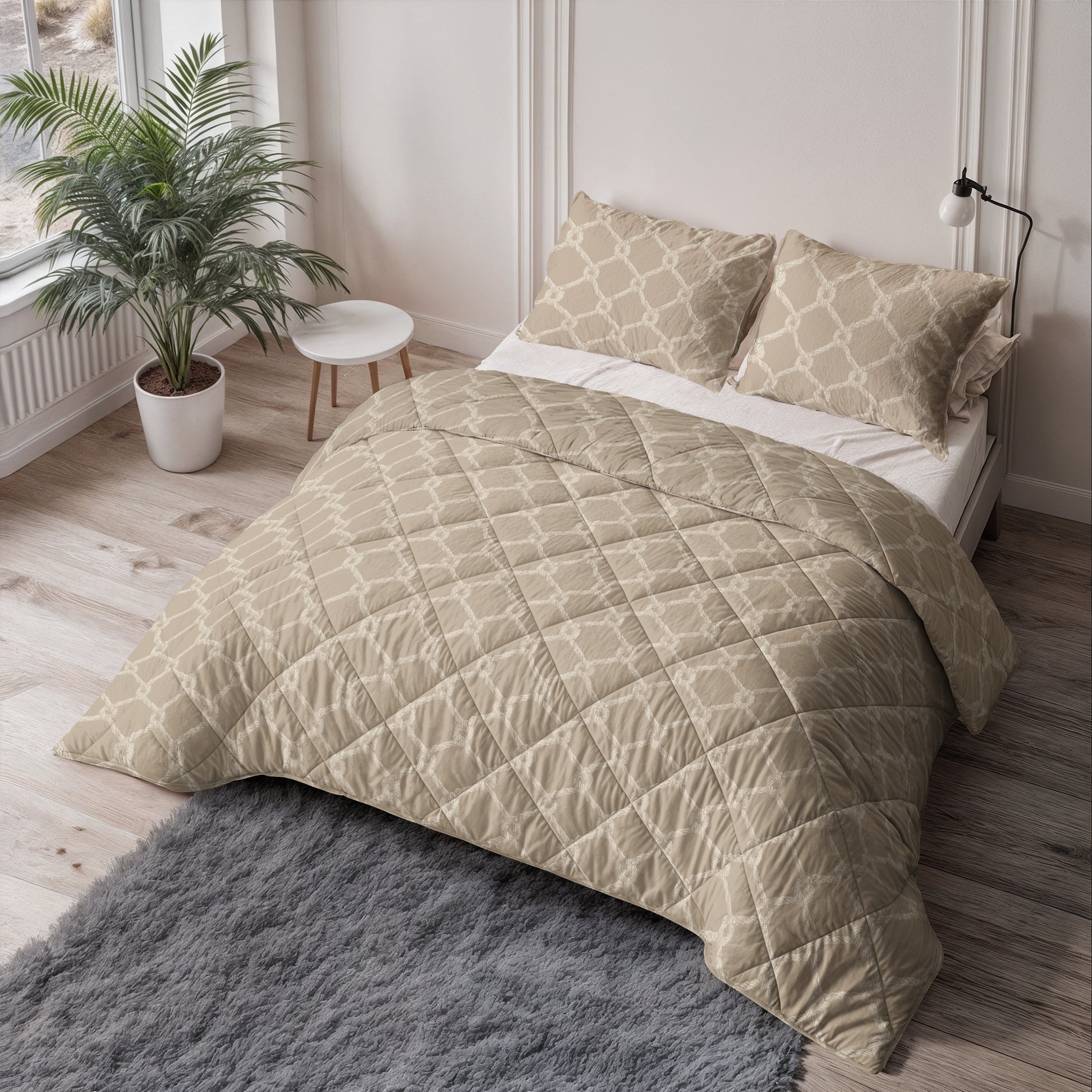 CloudSoft Balance | Venzo Zand Wasbaar Dekbed en Overtrek in 1!