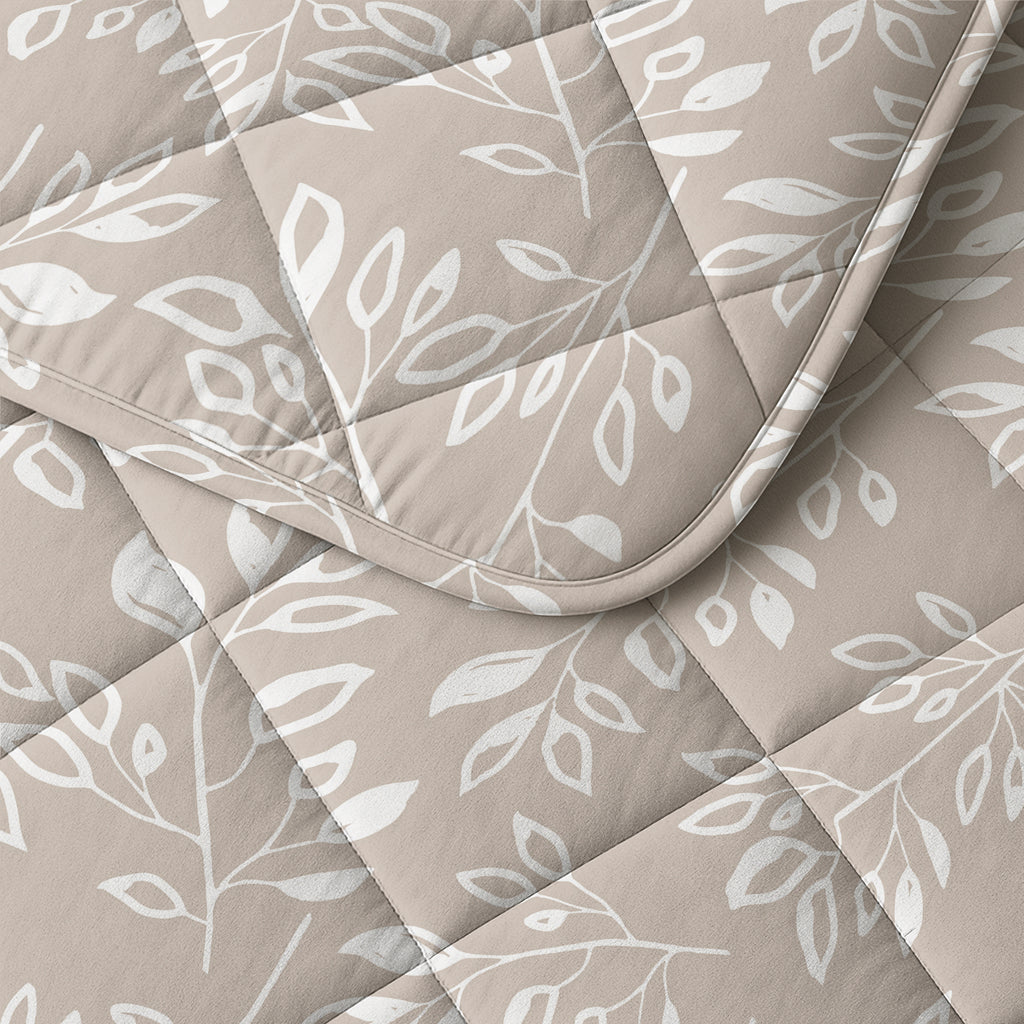 CloudSoft Balance | Neva Taupe/Zand Wasbaar Dekbed en Overtrek in 1!