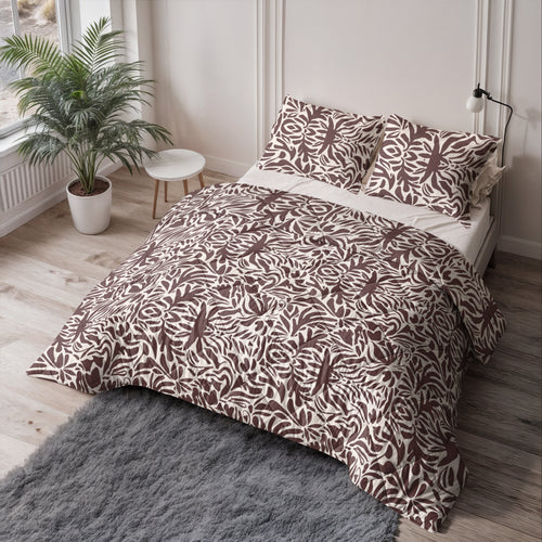 CloudSoft Balance | Denzo Rood/Bruin Wasbaar Dekbed en Overtrek in 1!