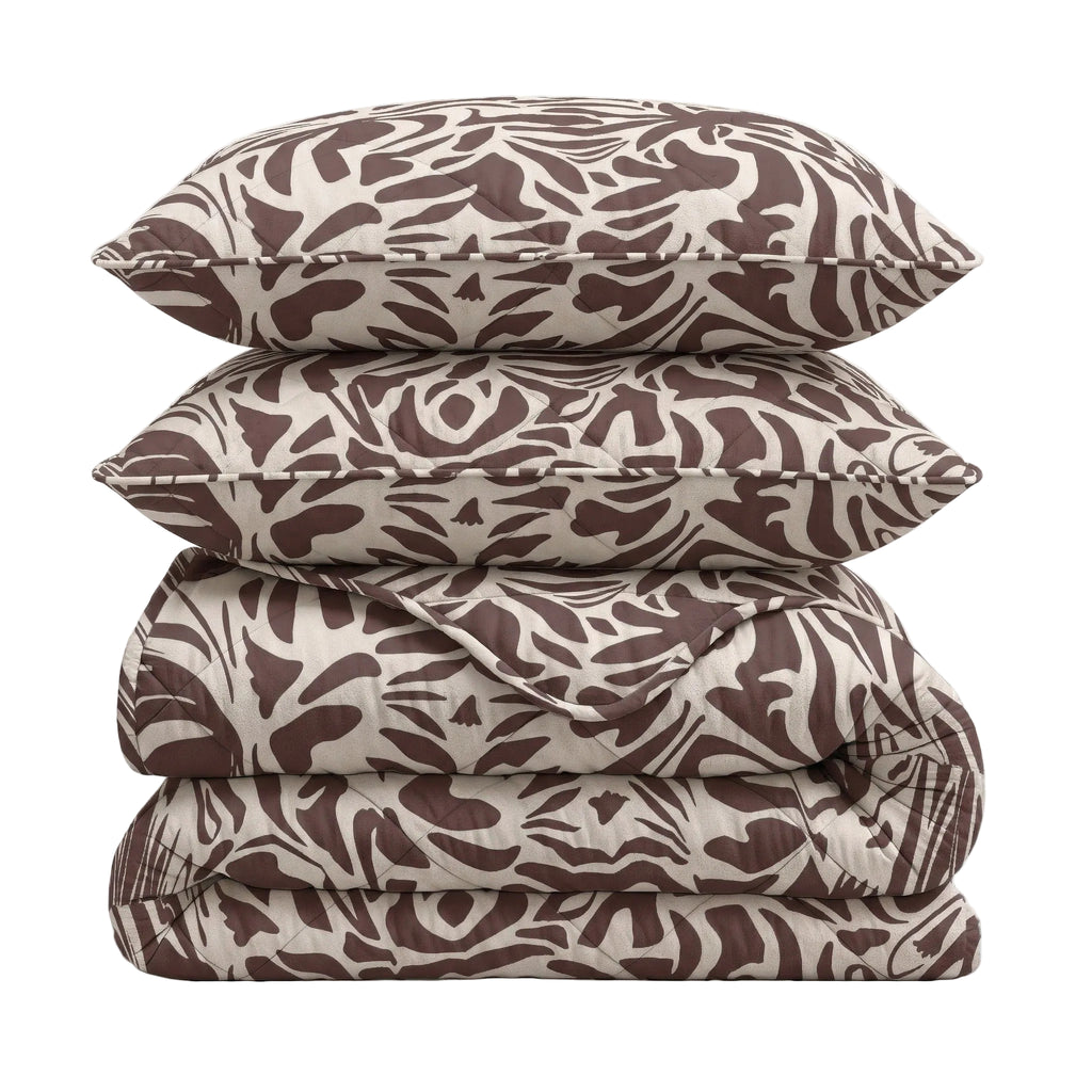 CloudSoft Balance | Denzo Rood/Bruin Wasbaar Dekbed en Overtrek in 1!