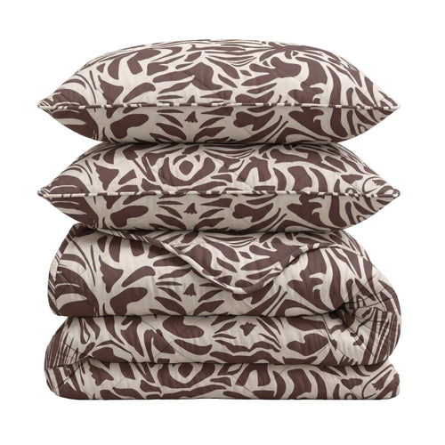 CloudSoft Balance | Denzo Rood/Bruin Wasbaar Dekbed en Overtrek in 1!