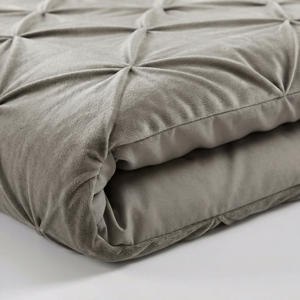 CloudSoft Velvet Pintuck | Zand Wasbaar Dekbed en Overtrek in 1!