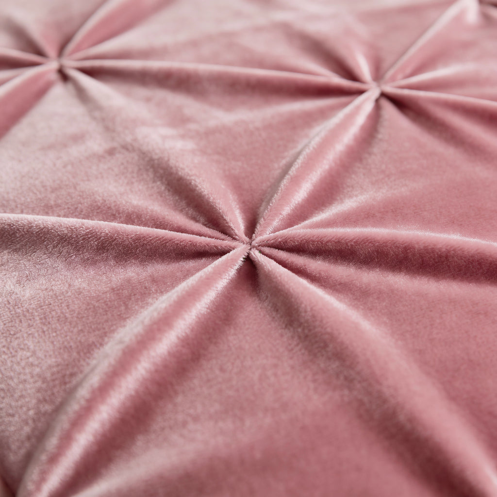 CloudSoft Velvet Pintuck | Roze Wasbaar Dekbed en Overtrek in 1!