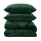 CloudSoft Velvet Pintuck | Groen Dekbed en Overtrek in 1!