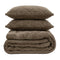 CloudSoft Teddy | Taupe/Bruin Wasbaar Dekbed en Overtrek in 1!